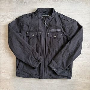 Harley-Davidson Black Military Field Jacket